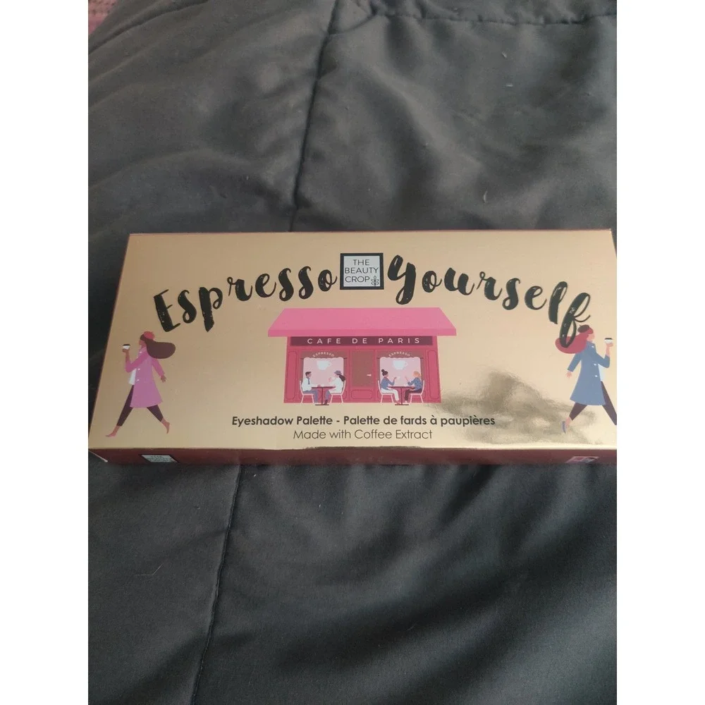 The Beauty Crop Espresso Yourself Eyeshadow Palette 21 Shades Coffee Extract New